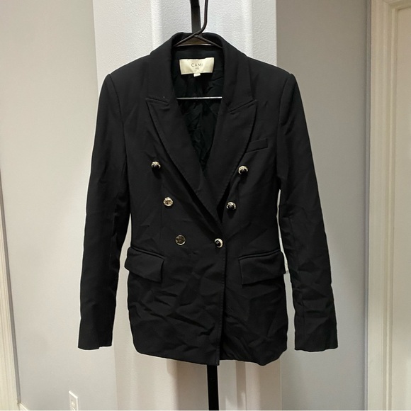 CAMI NYC bruna blazer in black Size Small Flaw - Picture 4 of 11